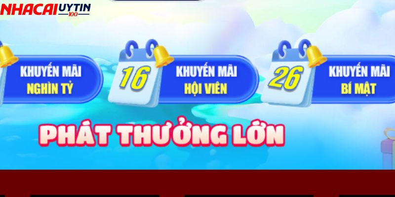 Khuyến mãi ngập tràn, hàng ngàn quà tặng cho hội viên tham gia